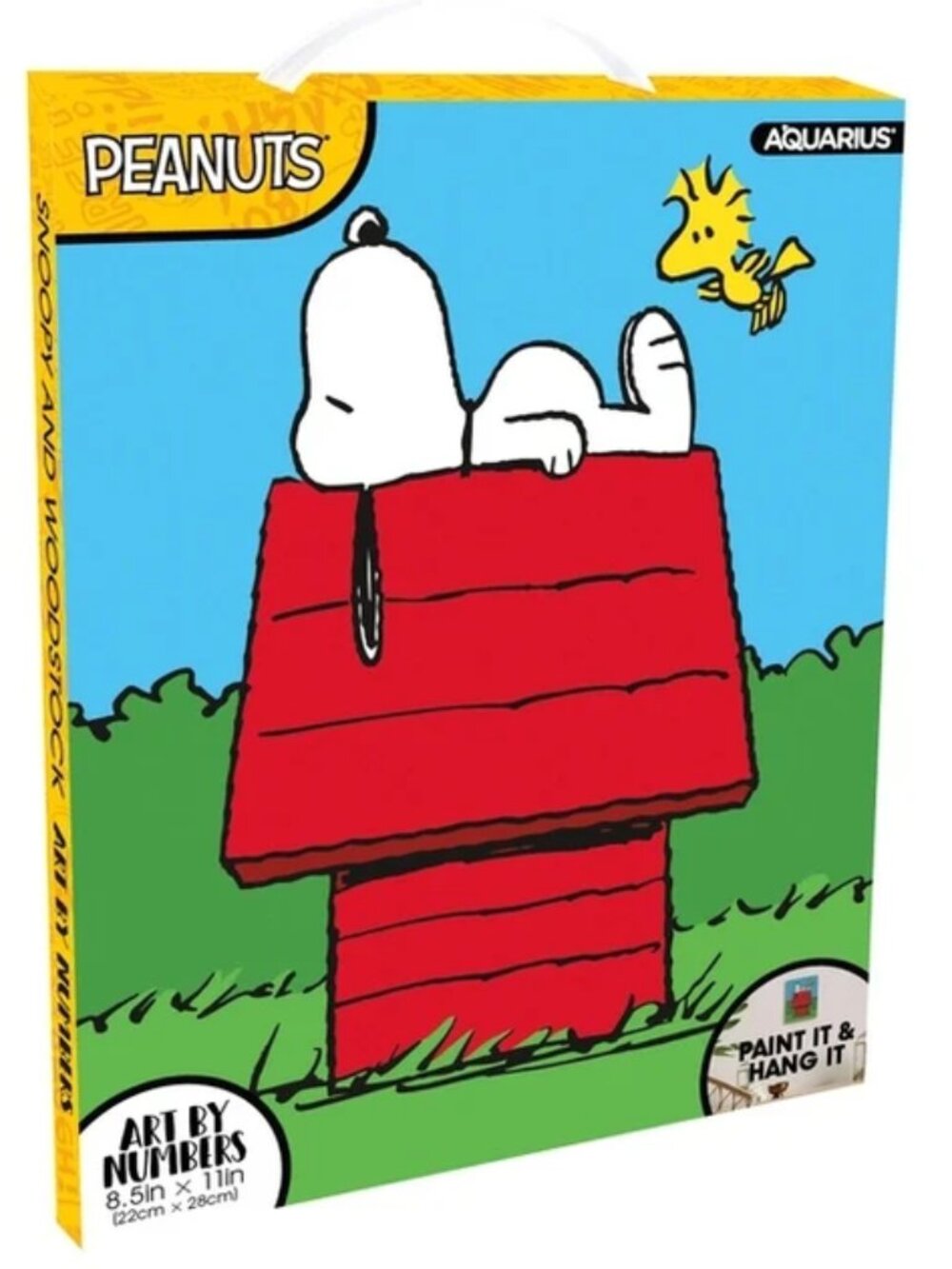 NWT ~ Peanuts Snoopy And Woodstock Paint By Numbers Mini Art Kit  8.5" (W) x 11"